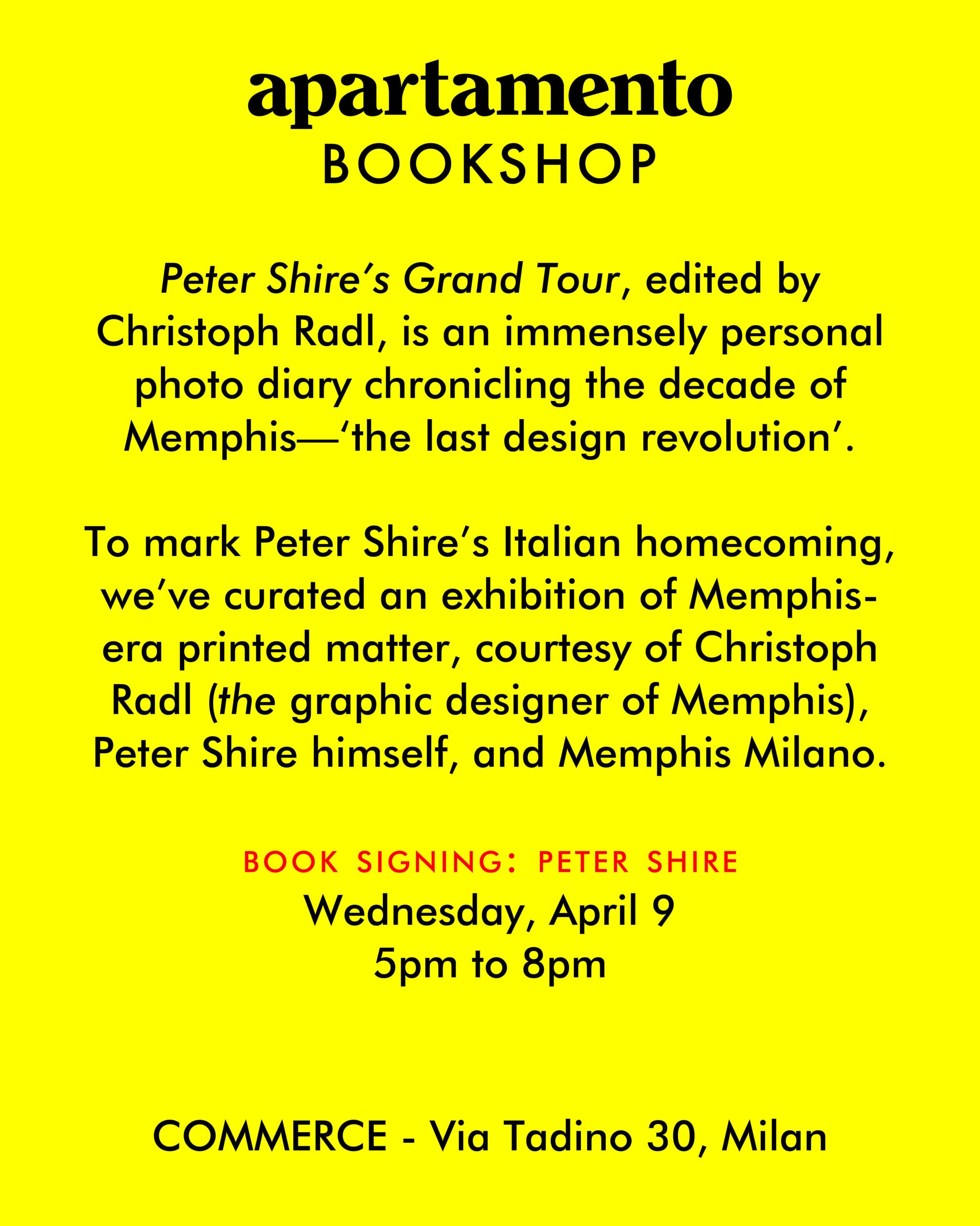 Apartamento Magazine - Apartamento Bookshop <p> Milan Design Week 2025