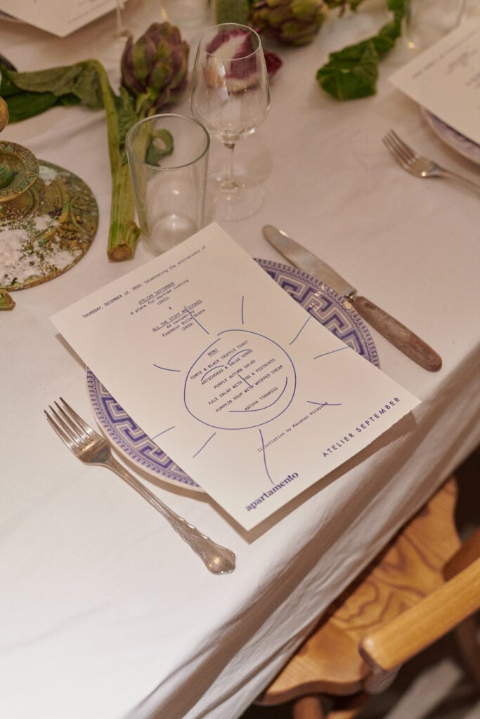 Apartamento Magazine - Dinner in Atelier September <p> with Frederik Bille Brahe