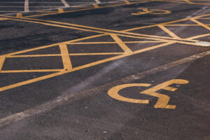 Parking for disabled people at gyms